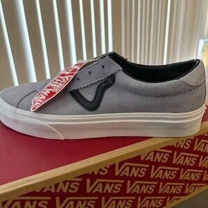 Vans Women's Gray and Black Sneakers